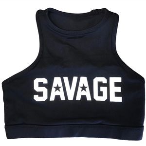 Savage High Neck Sports Bra